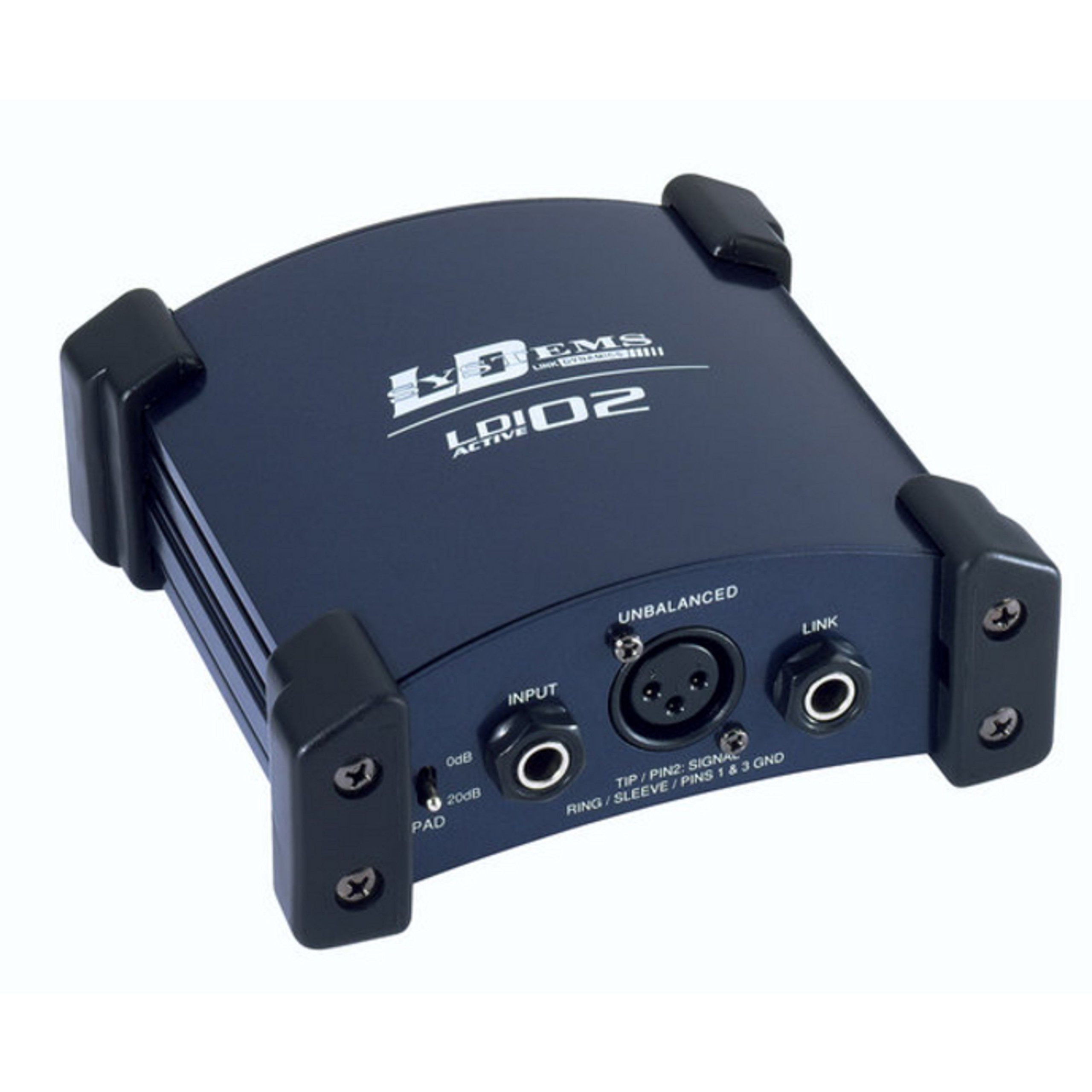 LD Systems DI-02 DI Box for Guitar/Keyboard/Studio by LD Systems